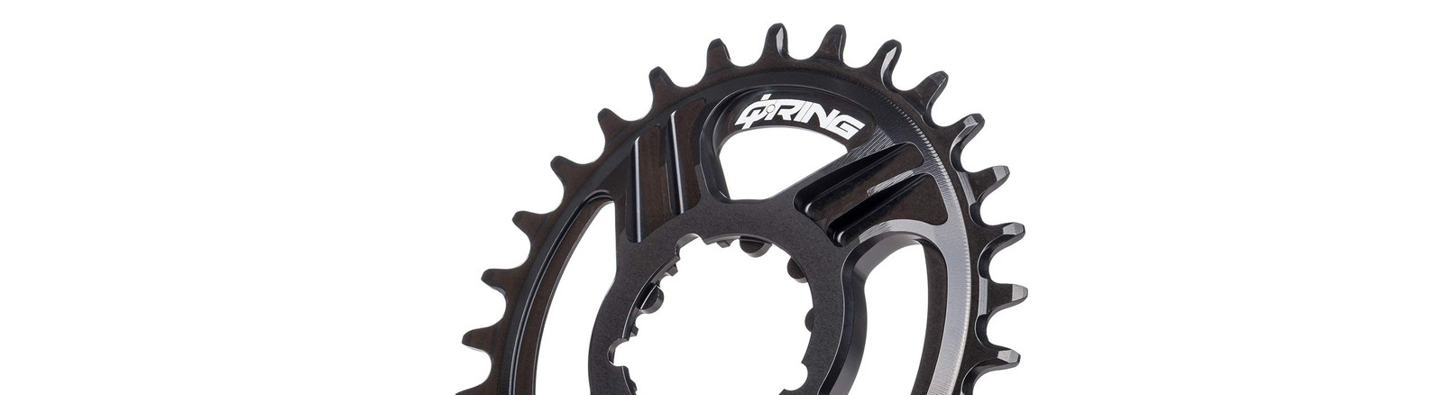 R ROTOR BIKE COMPONENTS Q Rings DM SRAM 6 mm Offset Q34T Black (U9j)