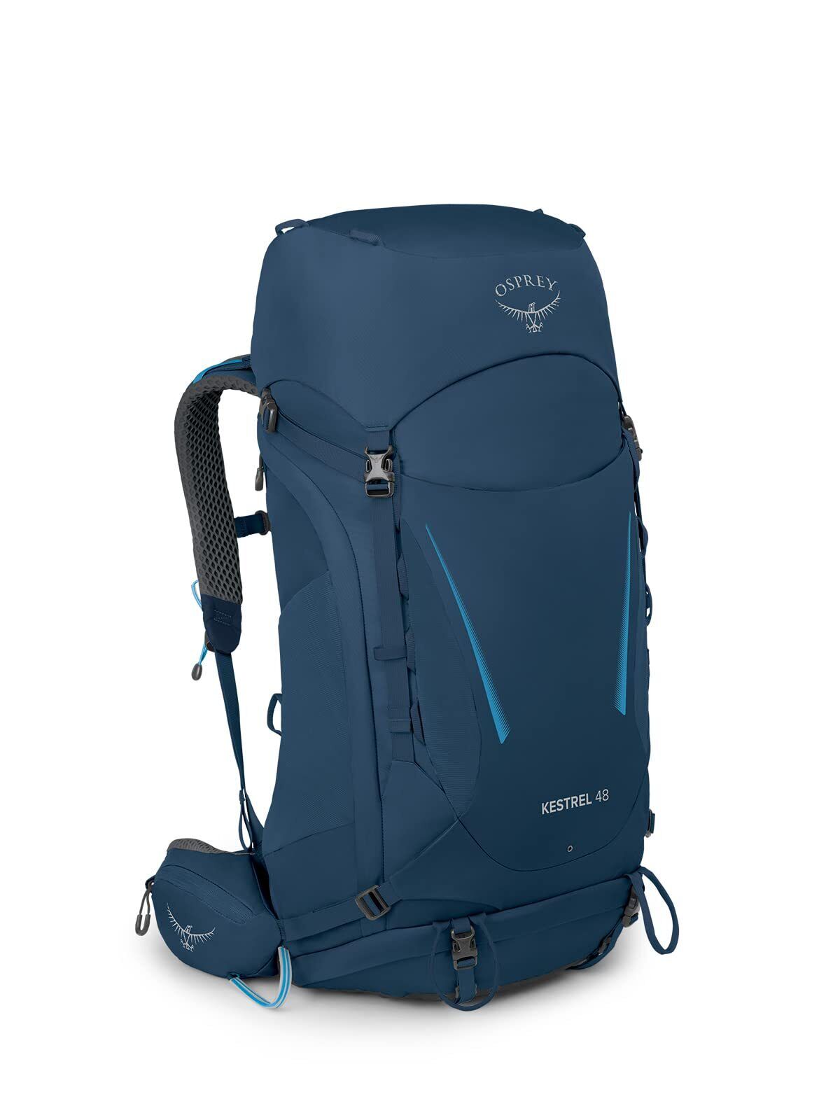Osprey Kestrel 48 Mens Backpacking Cross Body Bag Atlas Blue L/XL (D7r)