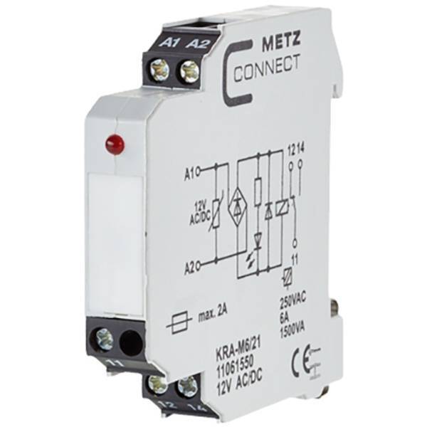 Metz Connect 11061550  Modulo daccoppiamento; 12, 12 V/AC, V/DC (max) 1 scambio