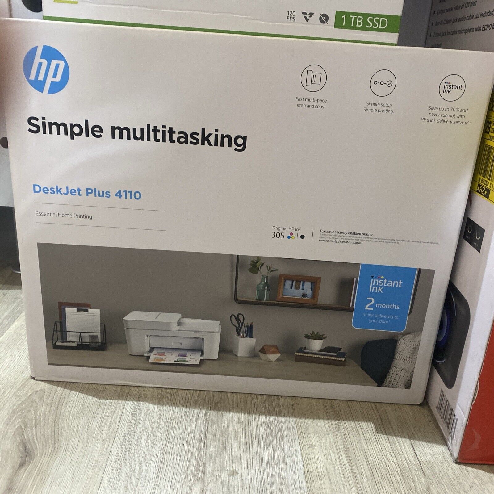 Stampante Hp Deskjet Plus 4110 Simple Multitasking Nuova