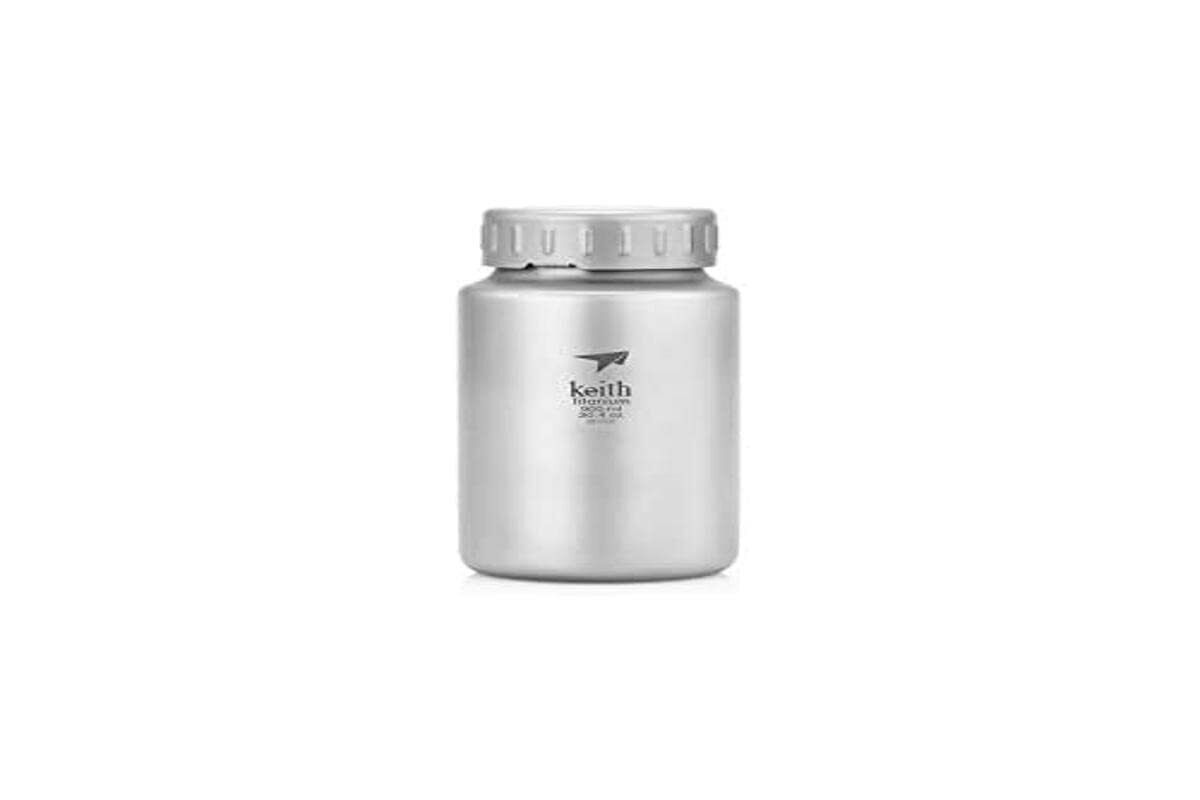 Keith Borraccia sportiva in titanio, 900 ml (o9E)