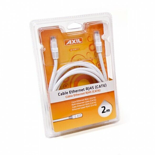 Cavo RJ45 CAT6 UTP 2 Metri Axil