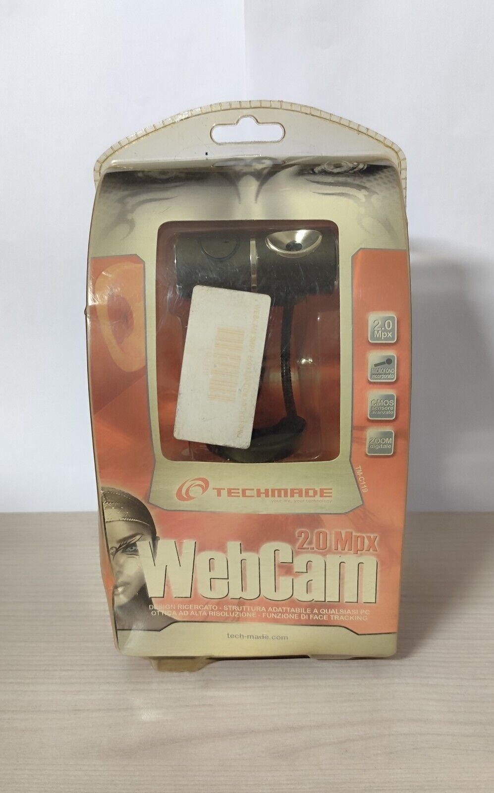 Webcam techmade nuovo sigillato mai aperto tm-c119 2.0 mpx VGA smpx risoluzione