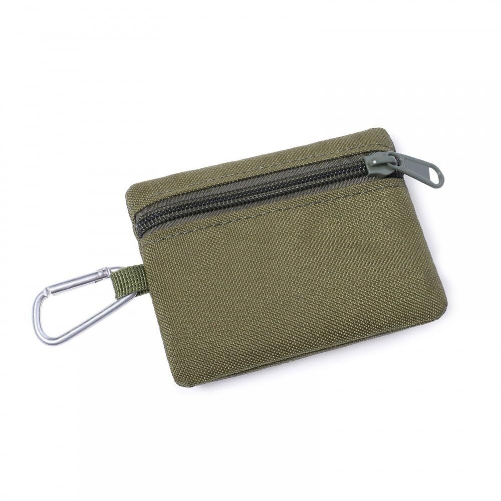 EDC Molle, Portamonete Esterno EDC Impermeabile con Moschettone di Tipo D (F0Q)