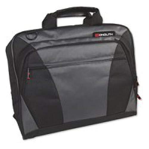 Monolith Nylon Laptop Messenger Bag Holds 15.4 Inch Laptop W400xD70xH320mm Black