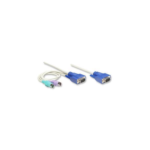 Intellinet Cavo KVM switch HDB15/PS2 Mt. 3,0
