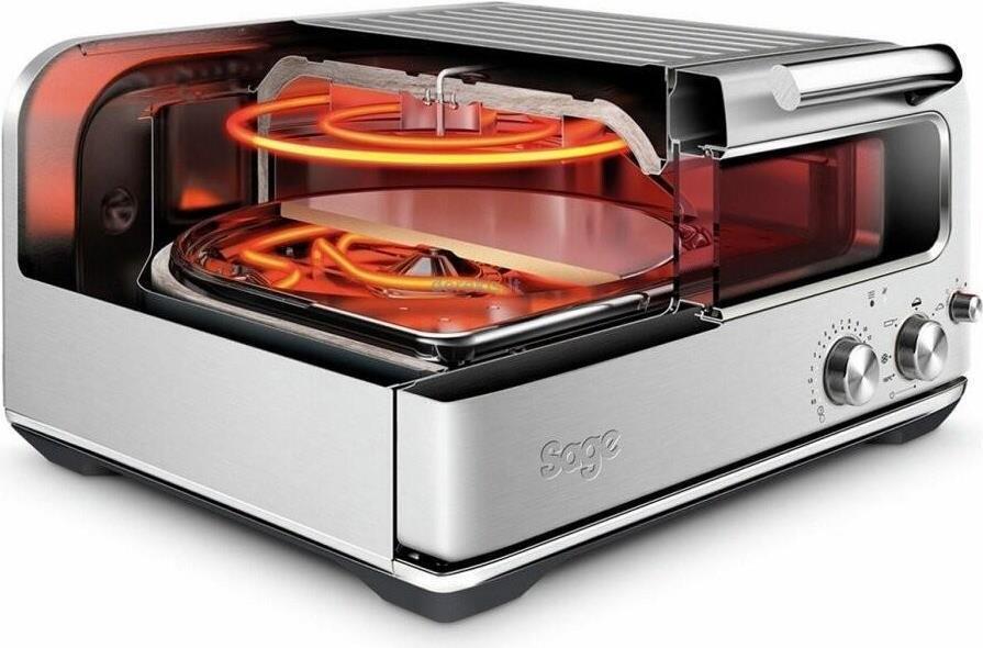 Sage Appliances il forno intelligente Pizzaiolo Forno per pizza in acciaio inoss