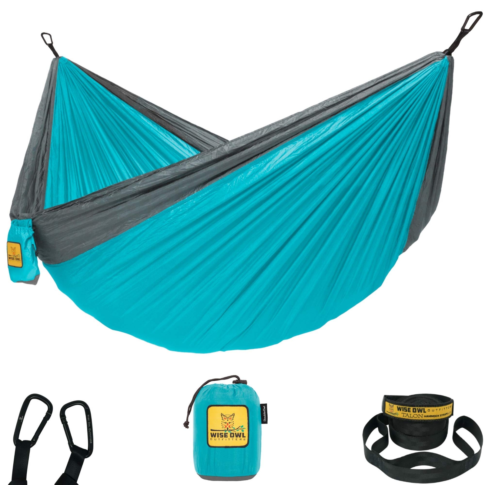 Wise Owl Outfitters - Amaca Singolo/Doppio da Campaggio di Alta qualità (h2c)
