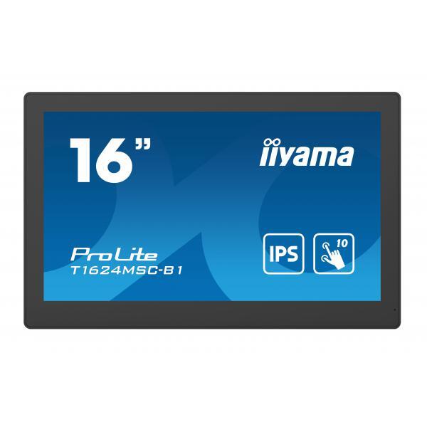Iiyama ProLite T1624MSC-B1 - LED-Monitor - 39.5 cm (15.6&quot;)