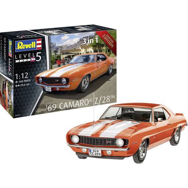 Revell 7727  Automodello in kit da costruire  0 69 Camaro® Z/28™ 1:12
