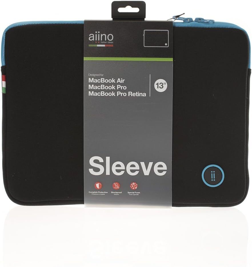 AIINO Sleeve - Custodia per Macbook 13 pollici Air, Pro, Pro Retina e iPad Pro