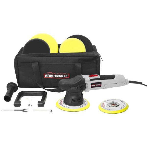 Dino KRAFTPAKET 640296  Exzenterpoliermaschine 230 V 650 W 1600 - 6400 U/min 125