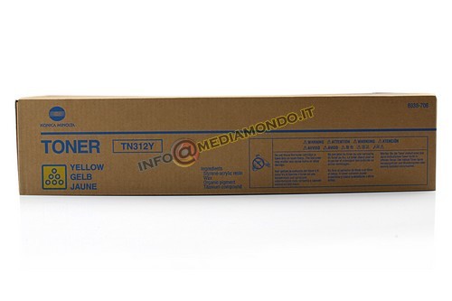 ORIGINALE TONER KONICA MINOLTA 8938-706 / TN312Y - GIALLO