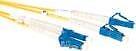 Cavo patch in fibra OS2 monomodale ACT da 25 metri LSZH duplex con connettori LC