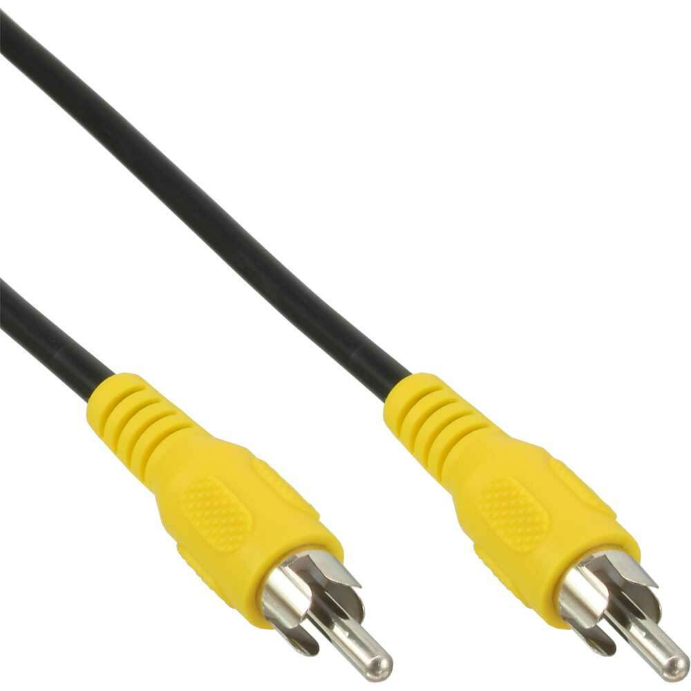 INL InLine® Cavo Video 1x RCA maschio / maschio, 1m, composito giallo