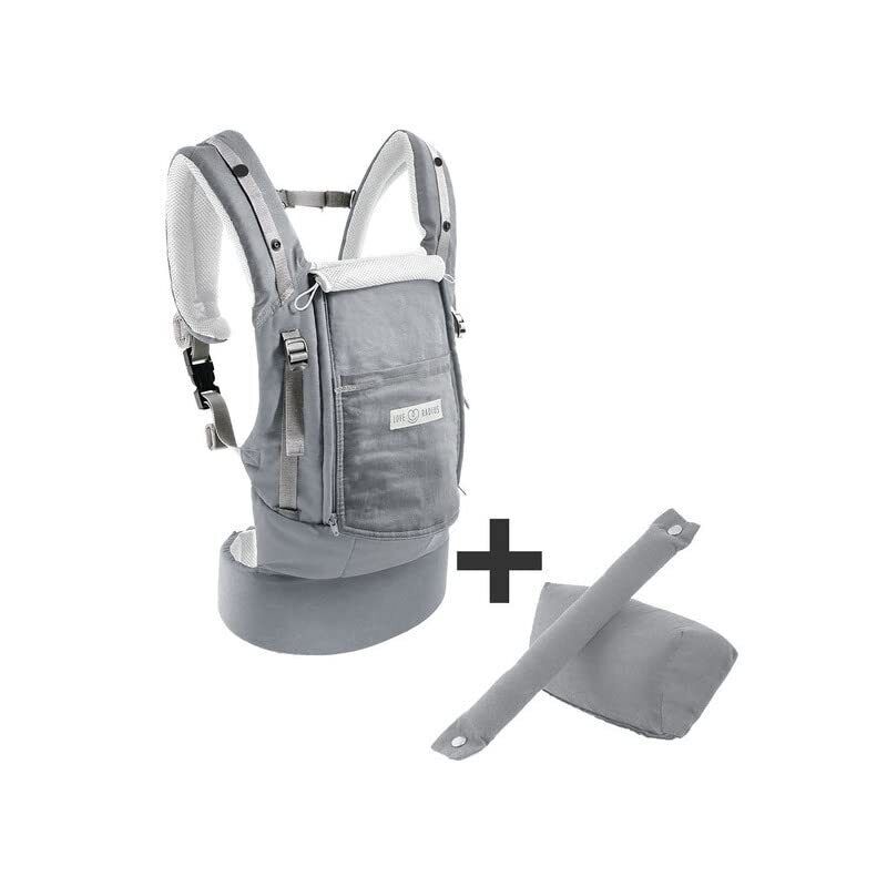 PhysioCarrier 0m+ Tutto grigio | Marsupio Love Radius (Z2b)