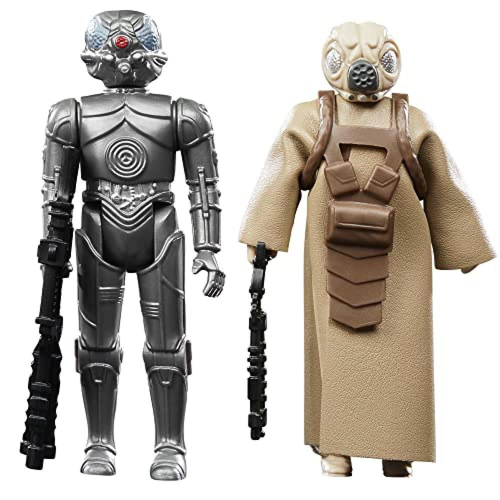 Star Wars Hasbro Retro Collection, 4-LOM & Zuckuss, Confezione da 2, Action Figu