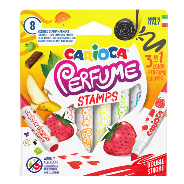 Pennarelli Perfume Stamps Carioca - 7 mm - 42988 (Assortiti Conf. 8)