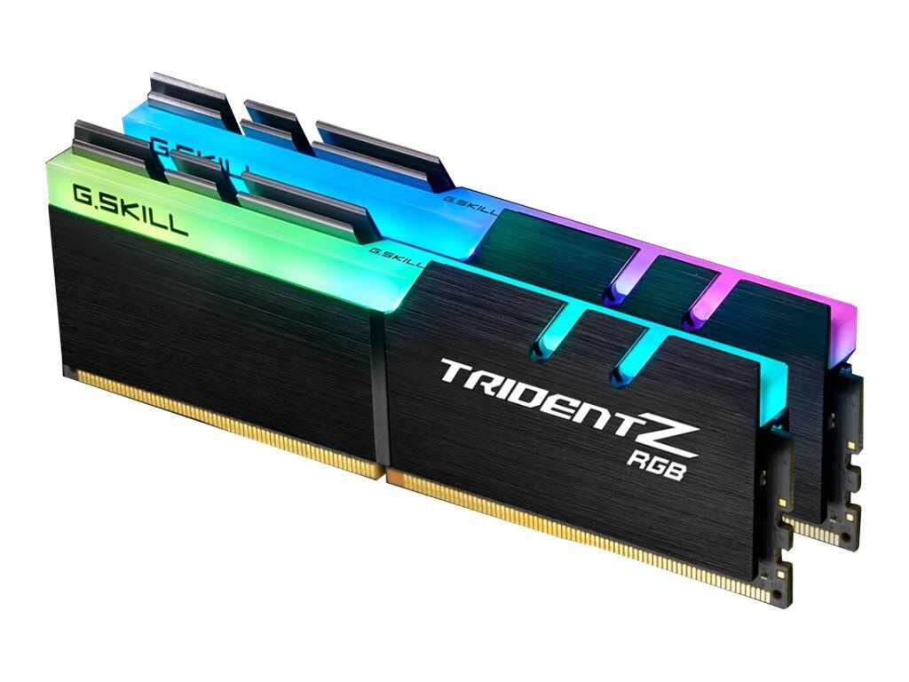 G.Skill TridentZ RGB Series DDR4 kit 64 GB: 2 x 32 GB DIMM F4-3200C14D-64GTZR