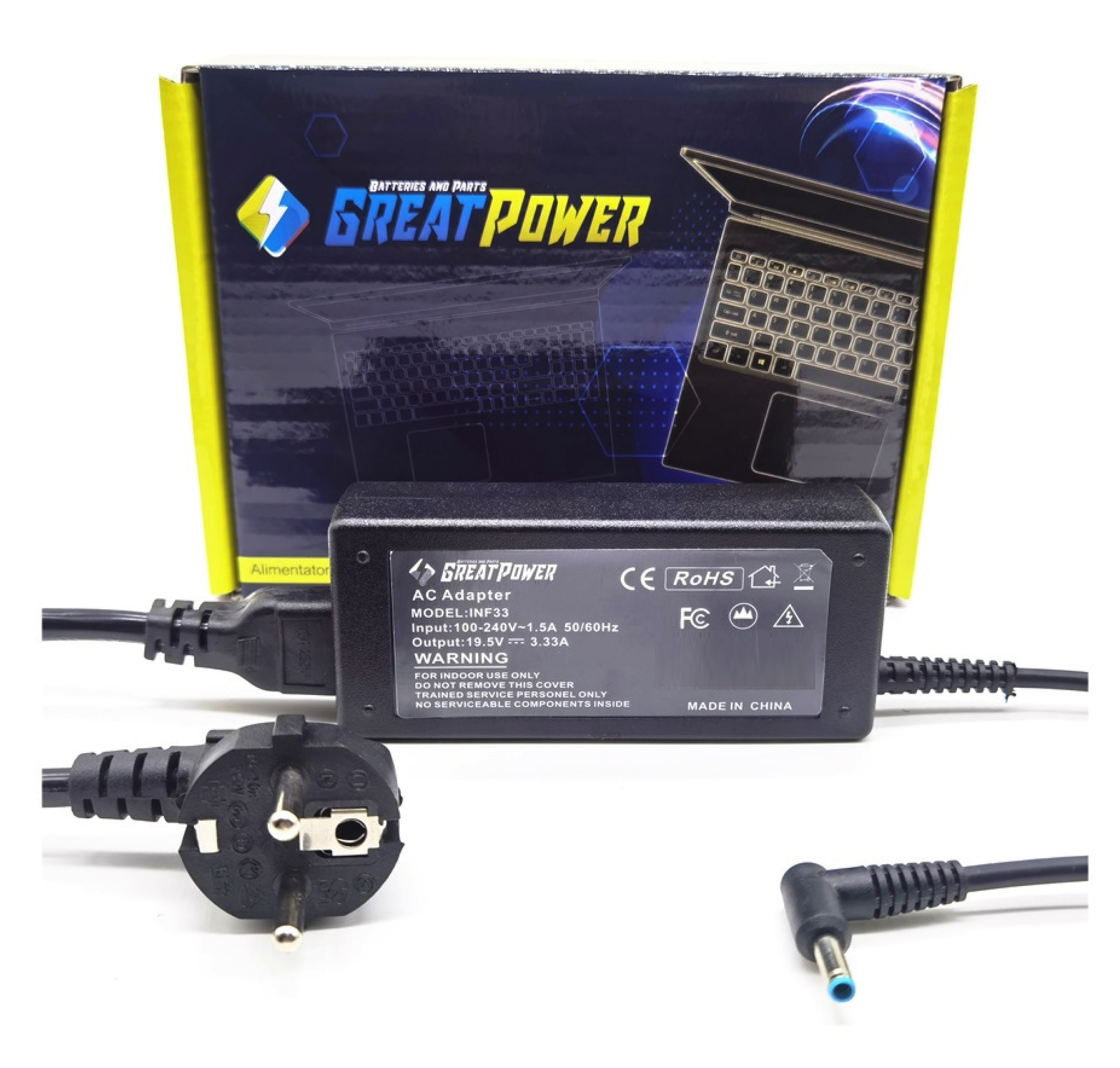 Alimentatore caricabatteria per HP Pavilion 15-N213SL
