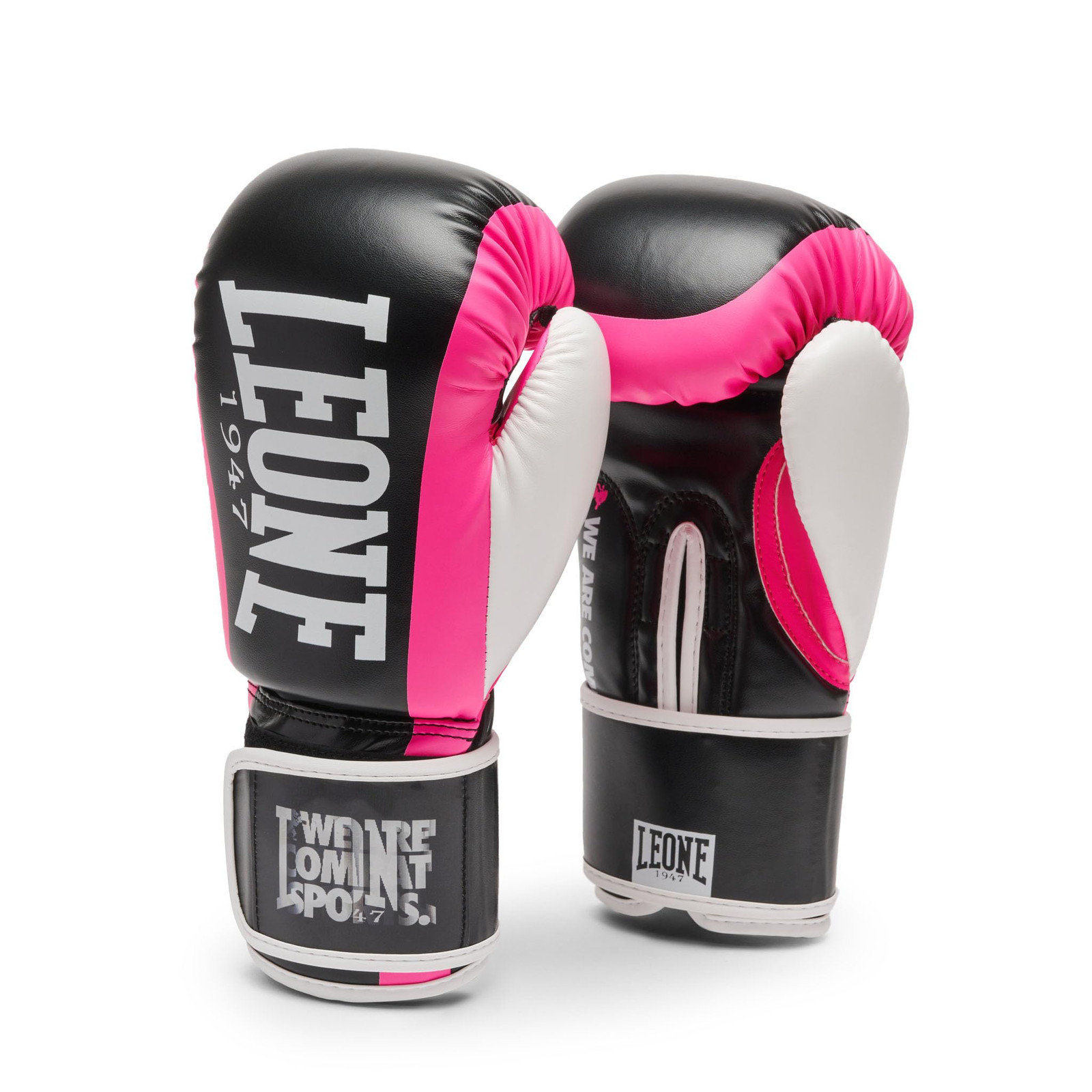 LEONE 1947, GUANTI BOXE LOGO WACS 10ozM Fuxia (Q8v)