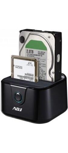 ADJ Docking Station Hard Disk SATA da 2.5'' e 3.5'' Double HDD USB 3.0 AH01T