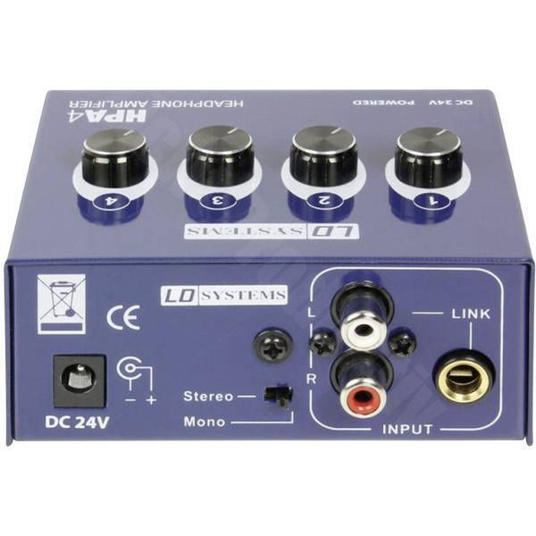 LD Systems LDHPA4   Amplificatore per cuffie Blu