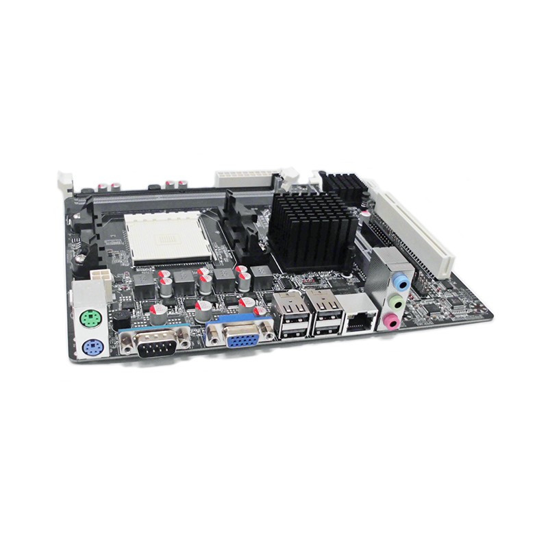 SCHEDA MADRE MAXSUN MICRO-ATX A78DVR AMD AM2 AM2+ AM3 DDR2 DDR3 PCI VGA RS232
