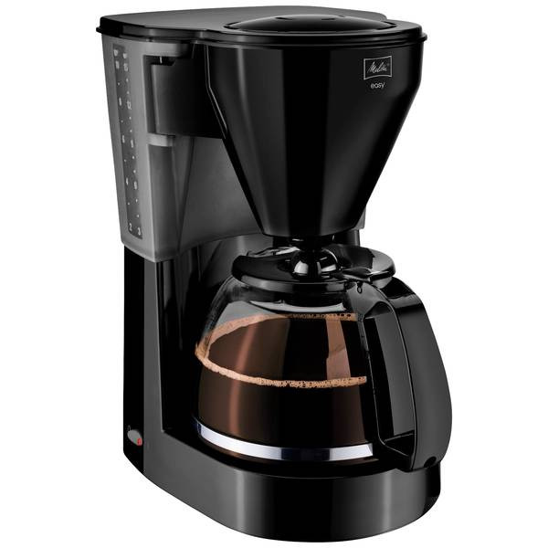 Melitta 1023-02  Easy Macchina per il caffè Nero Capacità tazze=10 Caraffa in ve