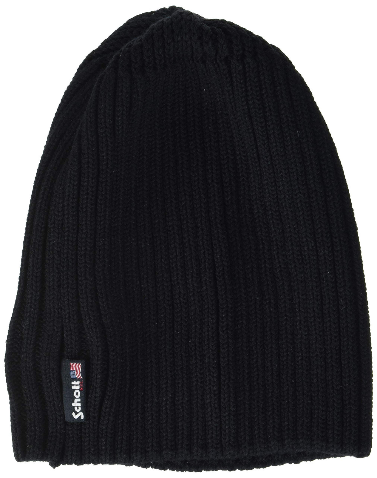 Schott nyc Hat21 Cappello a Cuffia, Nero, Taille Unique Uomo (q9E)