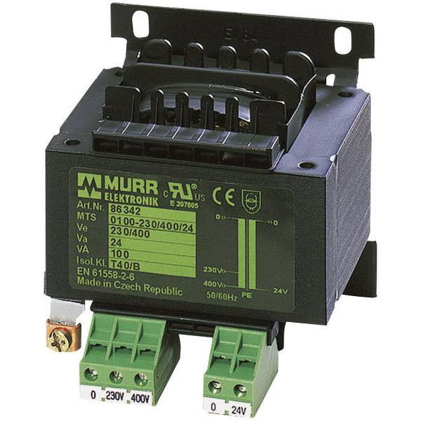 Murrelektronik 86329   Trasformatore di sicurezza 1 x 230 V, 400 V 1 x 24 V/AC 6