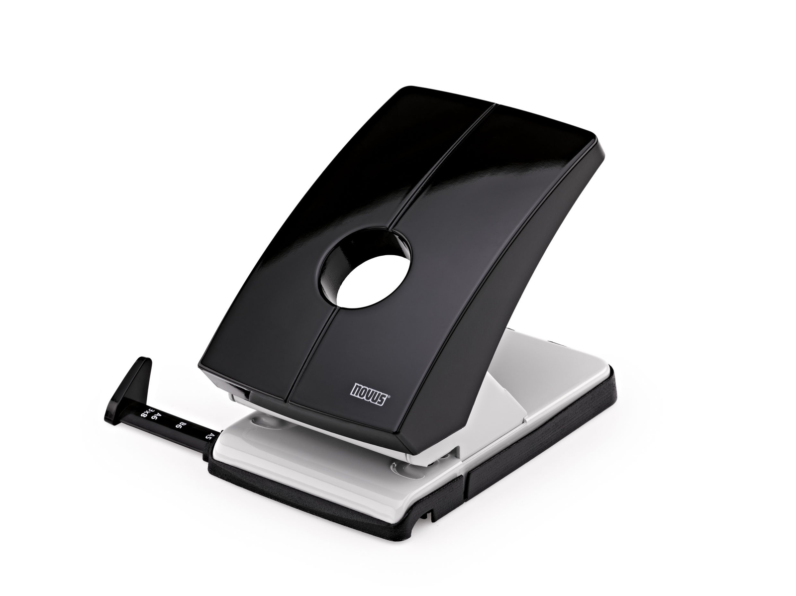 Novus B 240 40 Sheet Capacity Heavy Duty Hole Punch - Black/ Grey