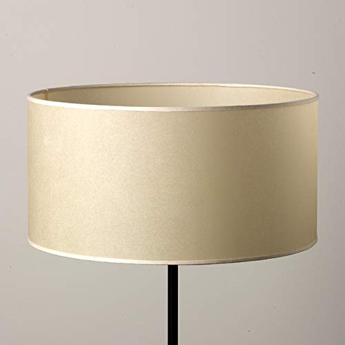 PANTALLA TUBO 30X30X20 PERGAMINO BEIGE (Q1m)