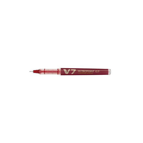 Penna Roller Hi-Techpoint V7 Refillable Pilot - 0,7 mm - 040347 (Rosso)