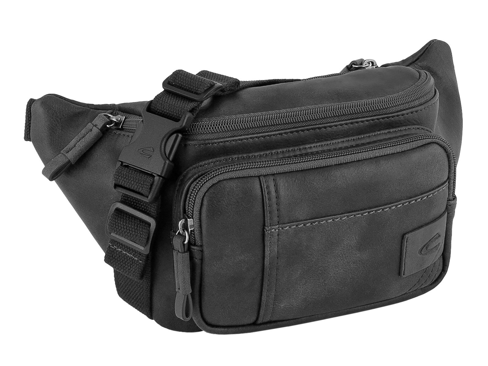 camel active bags Laos - Borsa marsupio da uomo, misura media, nero (d5W)