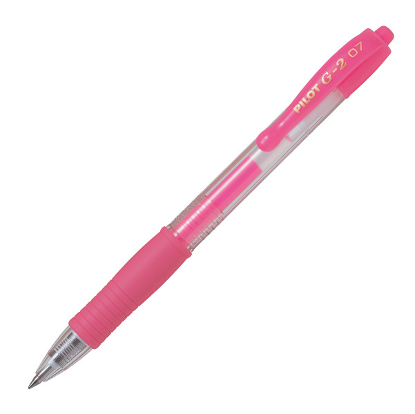 Penna Gel a Scatto G-2 Pilot - 0,7 mm - 001379 (Rosa Neon)