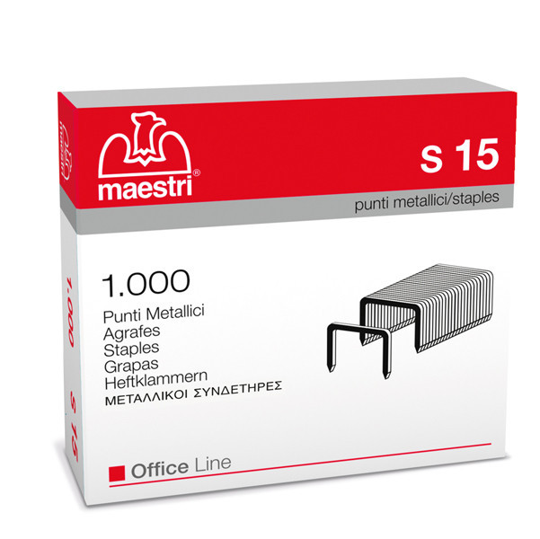 Punti Metallici per Cucitrice ad Alti Spessori RO-MA - 23/15 - S15 - 1005417 (Co
