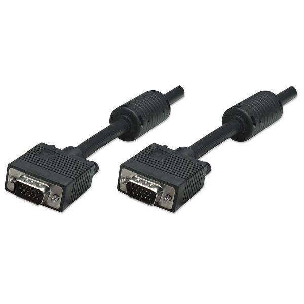 Manhattan Cavo Monitor Svga M/M con ferrite da 5 m