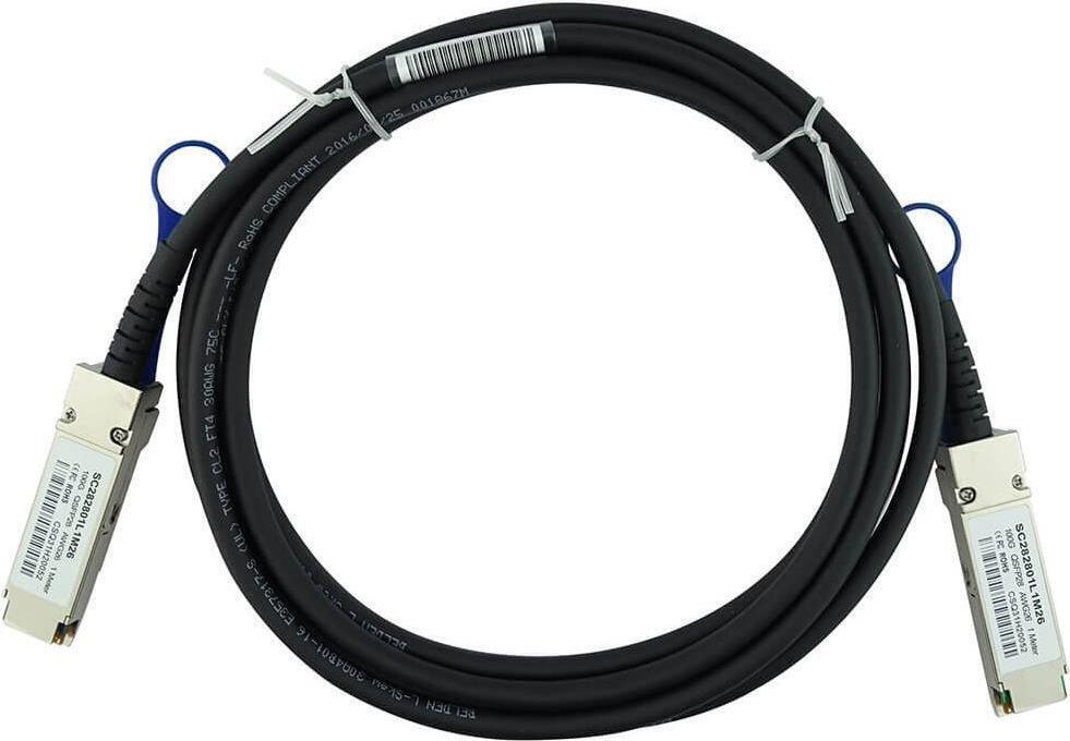 DEM-CB100Q28-3 compatibile BlueLAN DAC QSFP28 SC282801L3M26