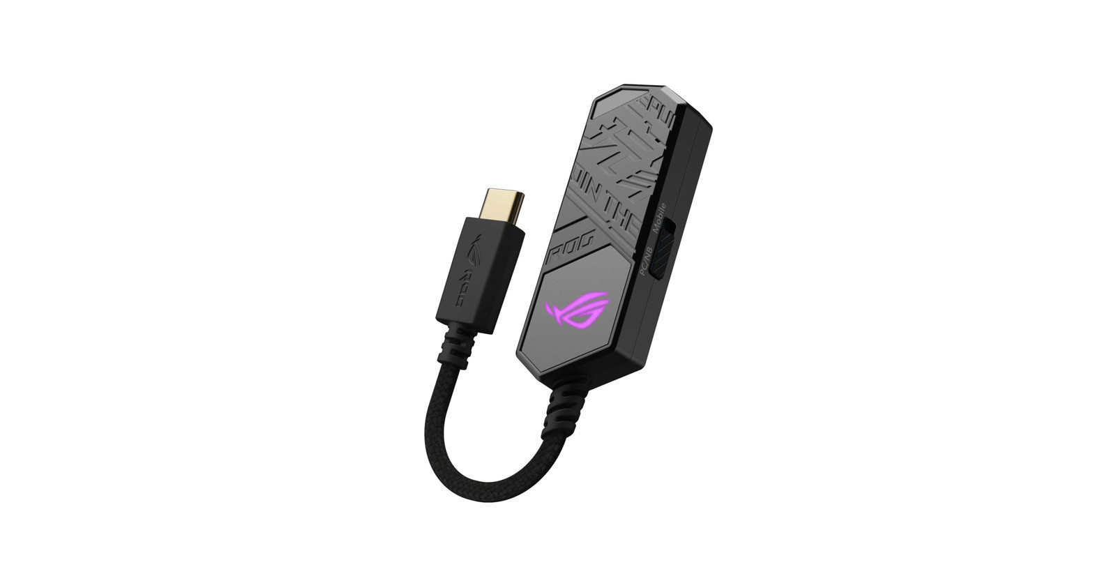 ROG Clavis USB-C to 3.5 mm gaming DAC with AI Noise-Canceling Mic, MQA (e9z)