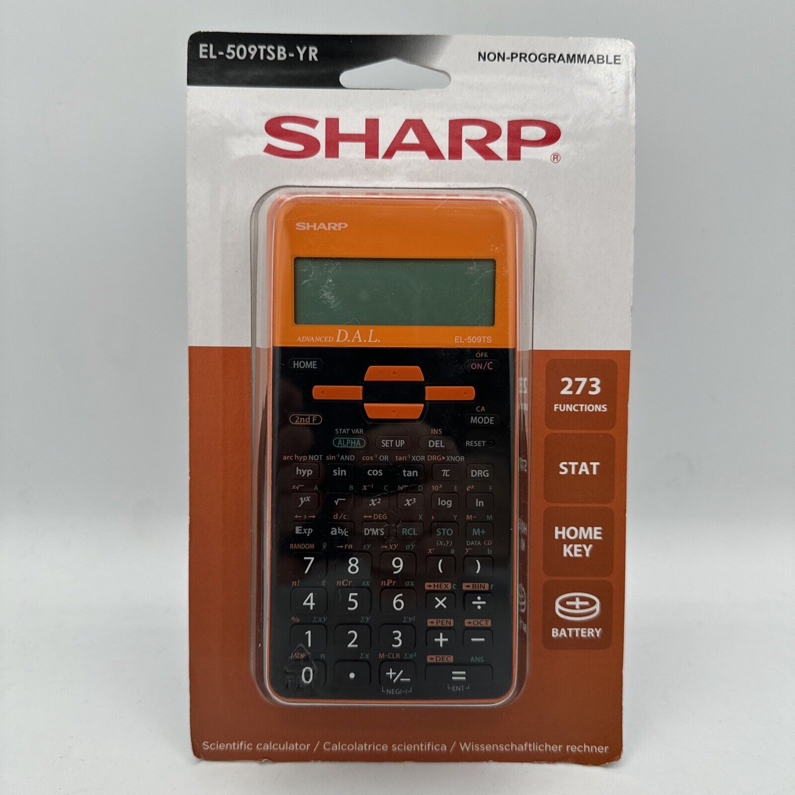 calcolatrice Sharp EL-509TSBYR - ARANCIONE SH-EL509TSBYR
