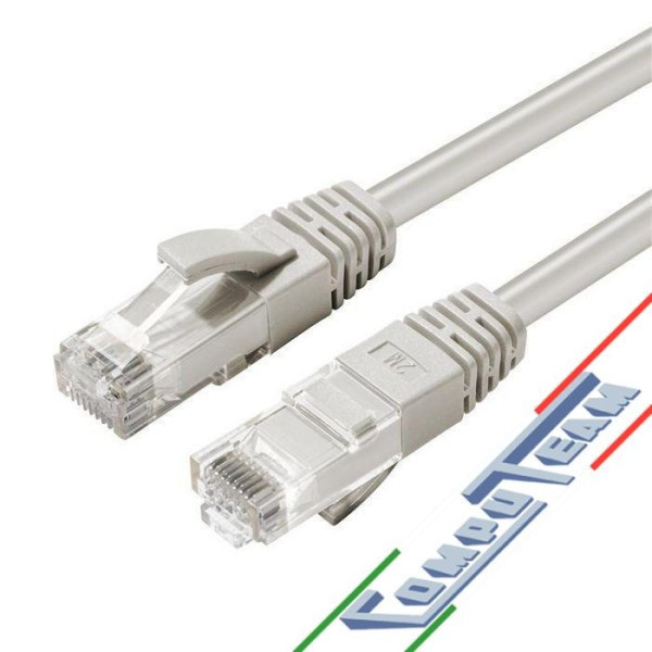 Cavo rete CAT5e U/UTP Network MicroConnect 3m. Grigio