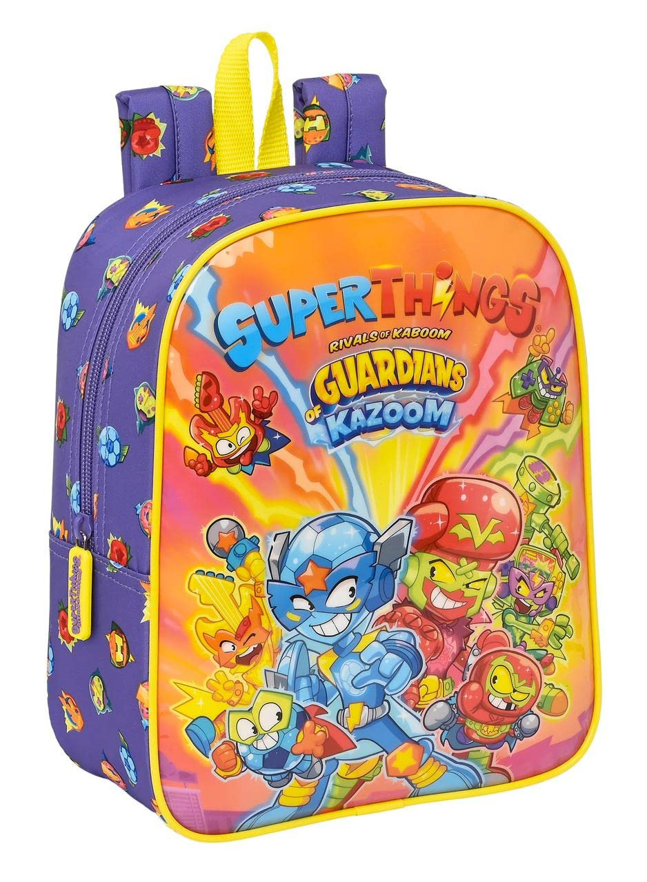 SAFTA 612270232 Backpack Nursery Adapt.Cart Superthings Guardians of Kazoom 22X2