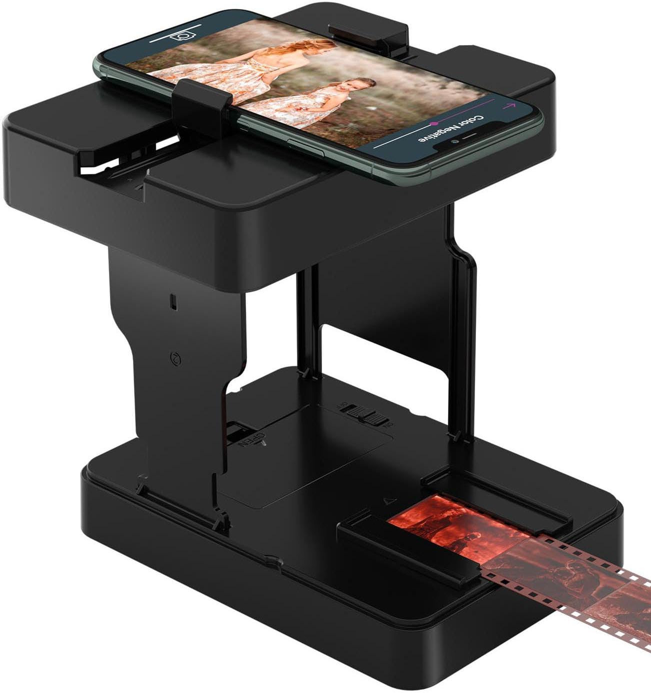 Scanner di film mobile 35 mm, diapositive positive e negative (C0Q)