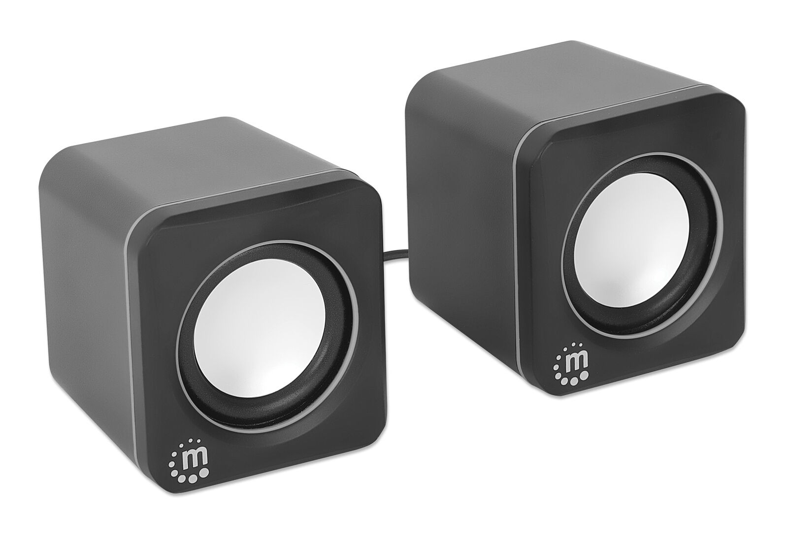 Manhattan Mini Casse Acustiche per PC e Notebook USB-A USB-C&trade;