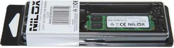 Ram DDR 1 GB Velocità 333 mhz Nilox NXS1333M1C2.5