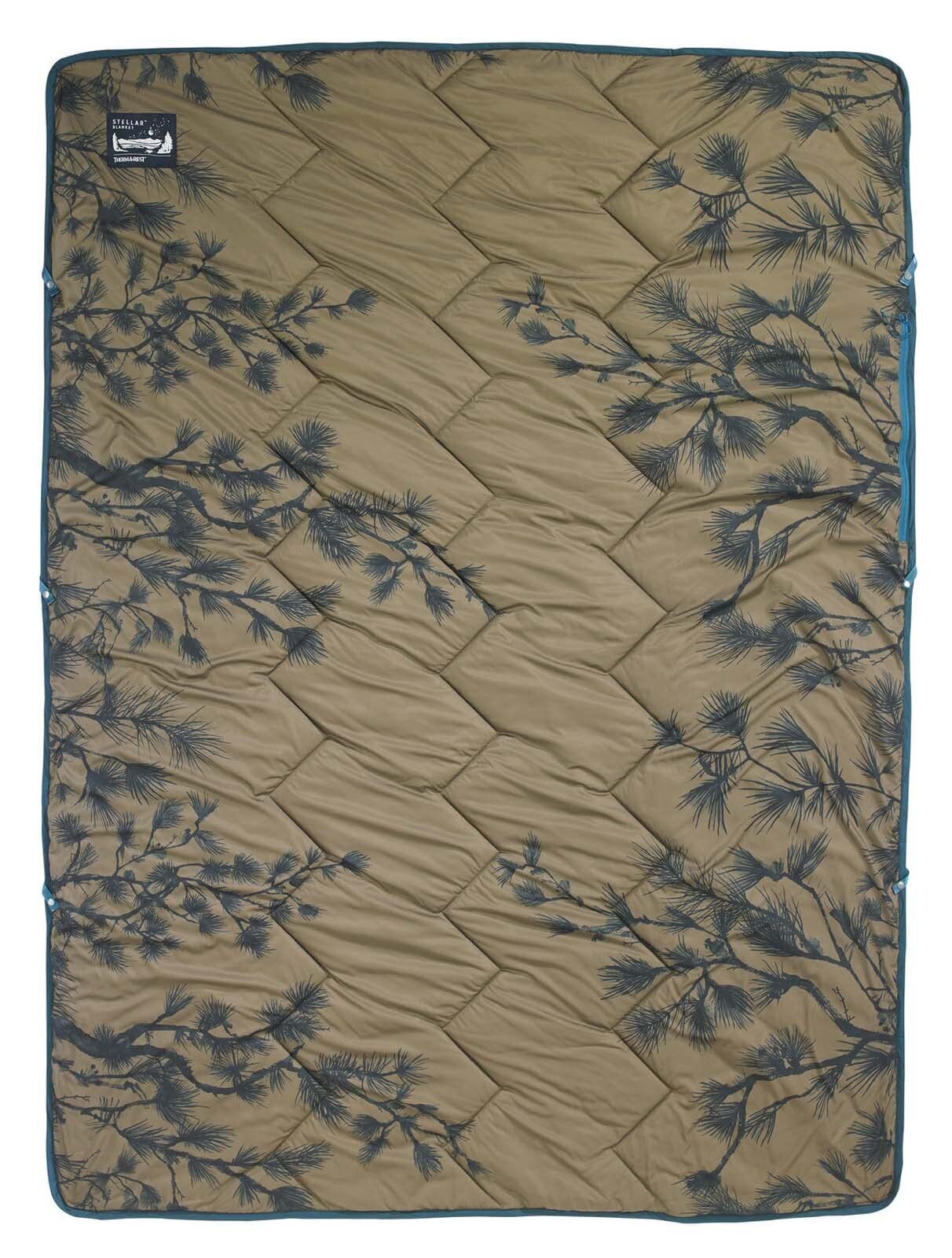 KelioninÄ— antklodÄ— Thermarest Stellar Blanket - Chaki su pušimis (U3a)