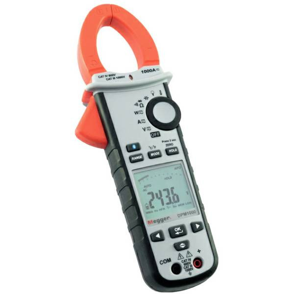 Megger 1013-356  DPM1000 Pinza amperometrica CAT III 1000 V, CAT IV 600 V