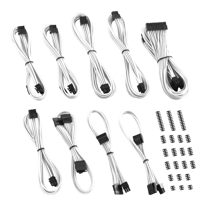 CableMod Classic ModMesh C-Series RMi & RMx Cable Kit Power CM-CSR-CKIT-NKW-R