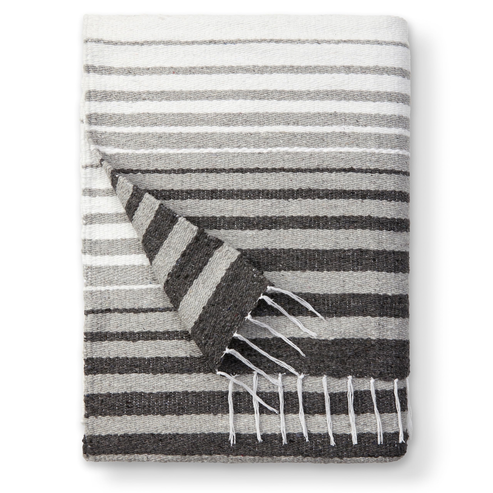 Laguna Beach Textile Co - Coperta messicana grigia, per spiaggia, yoga, (e6Z)